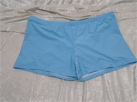light blue womens xl short type bathingsuit bottom
