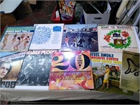 Lot of  9 Vintage Vinyl Records.