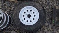 Unused Trailer Tire w/wheel 253/75 R15