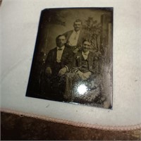 Mid 1800s Tin Type Photograph