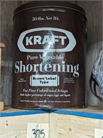 Kraft Shortening Can