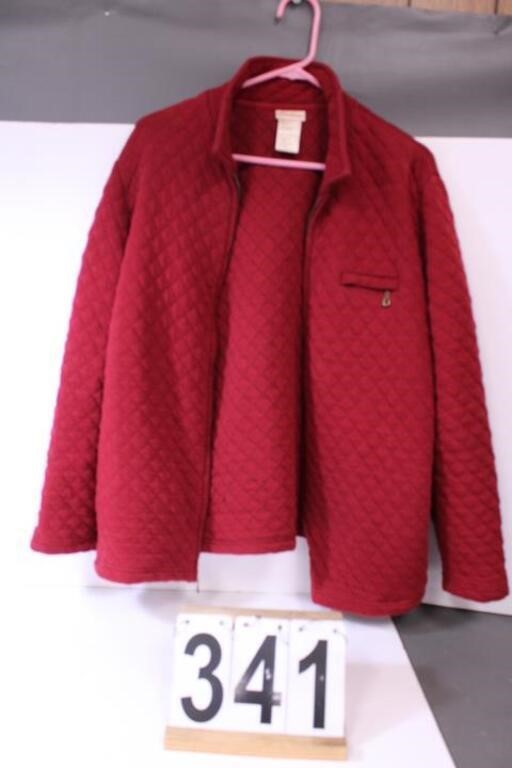 Bobbie Brooks Ladies Large Red Jacket