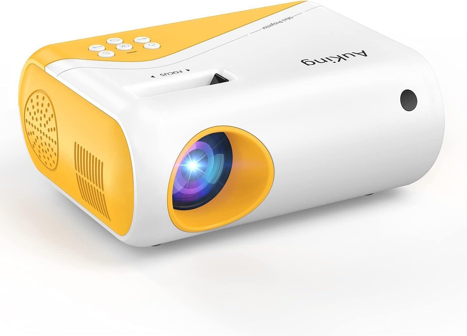 AuKing 2023 Mini Projector 1080P