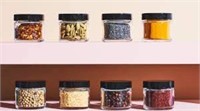 (4) 4-Pc Ankyo Magnetic Acrylic Spice Jars w/
