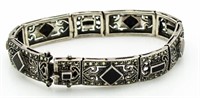 Vintage - Mid Century Sterling Silver Bracelet