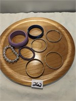 Jewelry Lot- 8  Various Bracelets