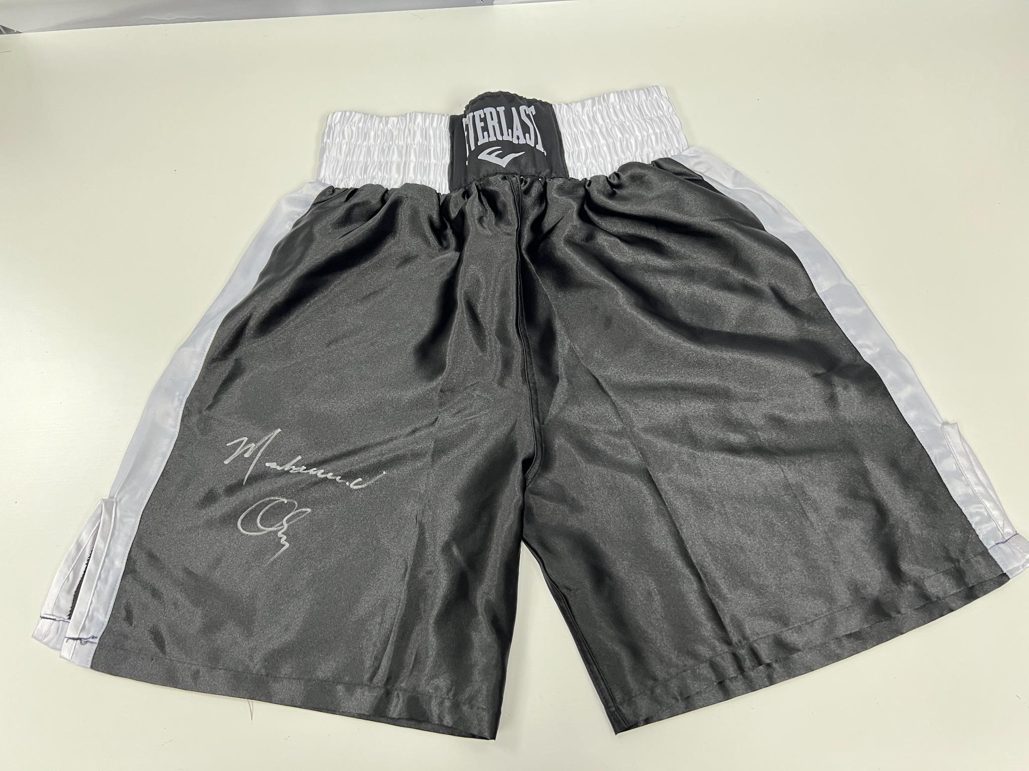 Autograph COA Boxing Shorts Muhammad Ali