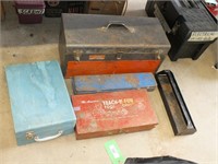 TOOL BOXES W/CONTENTS, WASHER, BOLTS, NUTS