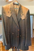 Vintage Pioneer Wear Blazer Sz 42L-Brown