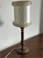 Vintage Bedroom Lamp Lighting, Floral Shades 2of2