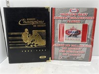 2 Kraft hockey collector set albums