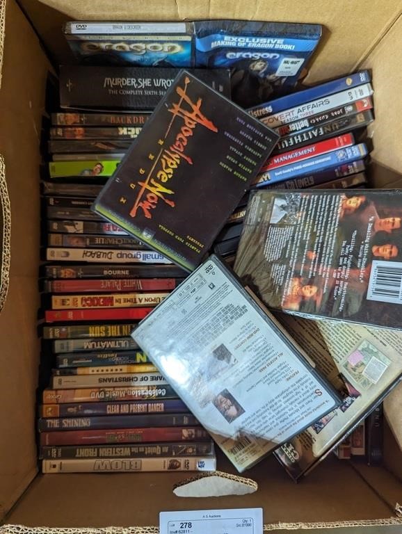 box of dvds