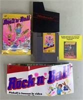 Nintendo NES Rock N Ball Videogame In Box