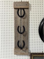 Hanging Horseshoe Coat Rack