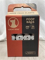 Lucky Dog Poop Bags 20 Rolls