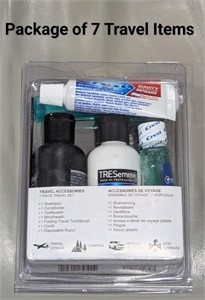 Package of 7 Travel Items