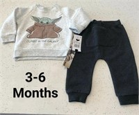 Star Wars Set Size 3-6 Months New With Tags