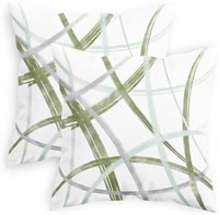 (new)CaliTime Throw Pillow Cases Pack of 2 Cozy