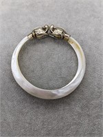 Indian Carved Shell Bangle