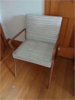 2 Metal Chairs with Plastic Covering