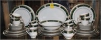 45pc Nikko Crown Jewel China; 8 place settings