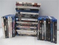 (36)Blu-ray movies mostly action films.