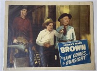The Law Comes to Gunsight (1947) Original Lobby