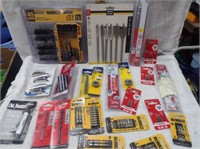 Assortment of Tools including 45pc DeWalt
