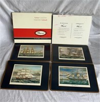 FOUR SHIP PLACEBOARDS / PLACE MATS BY PIMPERNEL