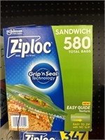 Ziploc sandwich 580 bags