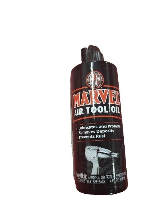 (12) Marvel Air Tool Oil 4 oz Bottle