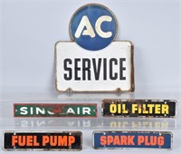 AC SERVICE TIN DS FLANGE SIGN & MORE