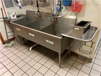 3 Compartment Sink & Grease Trap