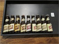 Tray of Schlitz Beer Bottle Salt & Pepper Shakers