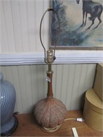 Mid Century Onion Shaped Table Lamp