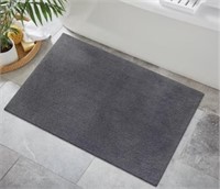 *35x60" Non-skid Soft Bath Floor Mat, Brown*