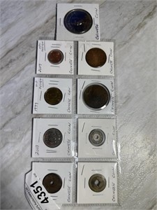 9 Different Chinese Coins