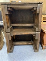 Wooden Storage Shelf 24"L x 19"W x 36"