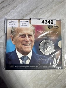 2017 - Five Pounds - Prince Phillip Coins