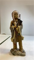 Tall Native American Statue