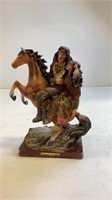 Native Americans on Horse Statue