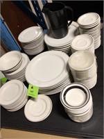 Large lot of Plates, small plates, saucers