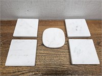 5 Small MARBLE Cheese Cutting Boards