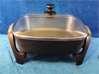 Electric frying pan 
Kenmore measures 15" x