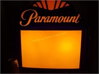 Paramount Movie Back Lit Sign
