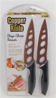 New 2-Pack of Copper Knives