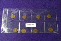 SHEET OF WHEAT CENTS SEE PHOTO