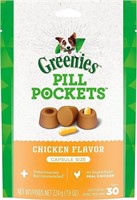 MSRP $8 Greenies Pill Pockets Chicken 30ct