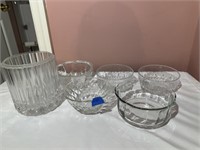 Assorted Clear Bowls