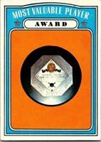 1972 Topps Baseball #622 MVP Award Card